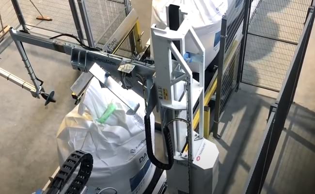 Translyft TSL column in fully automated big bag pagkaging system (1)